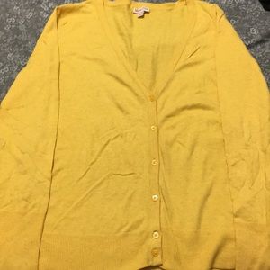 Gold cardigan